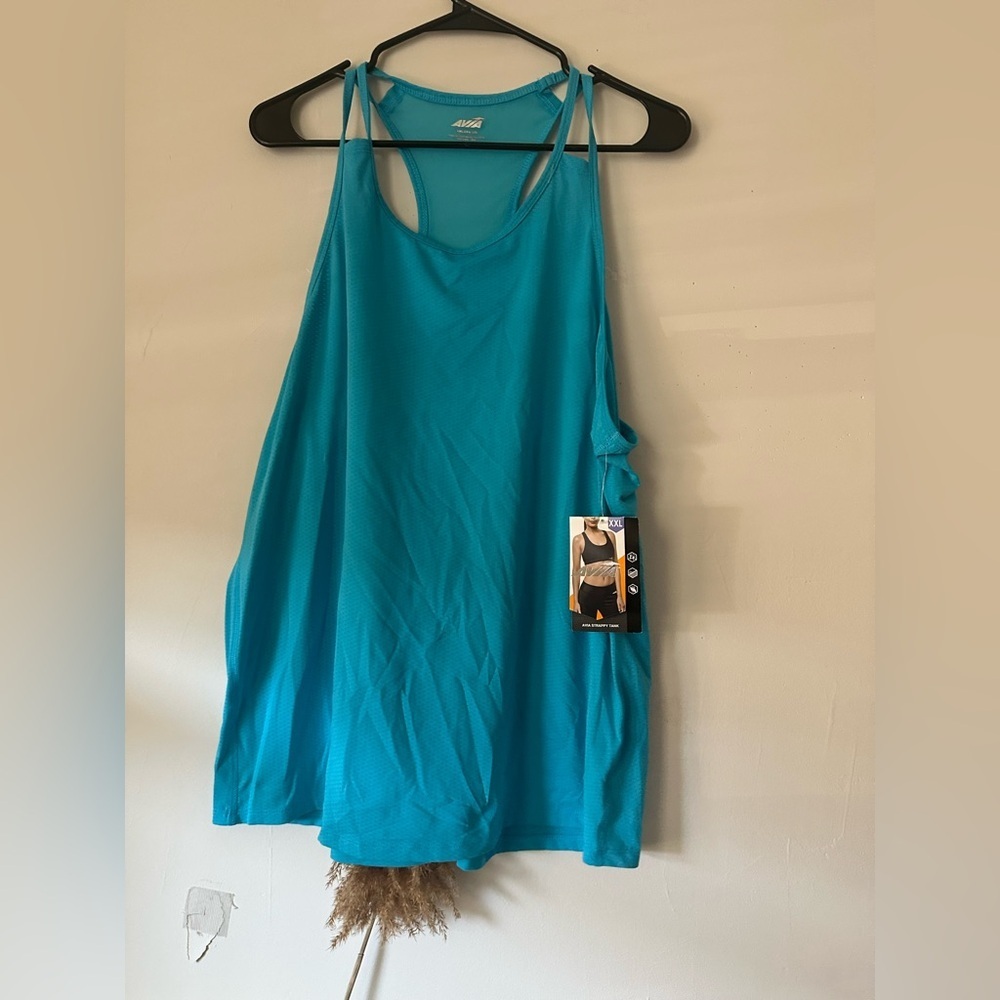 Avia Teal Racerback Tank Top